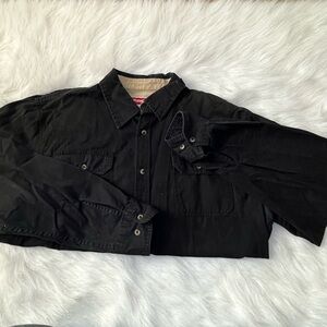 Wrangler Men’s Black Button Down